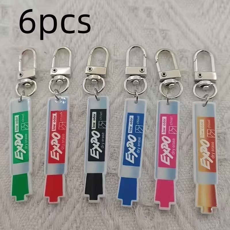 6pcs acrylic pen keychain, all - Hiking review and price