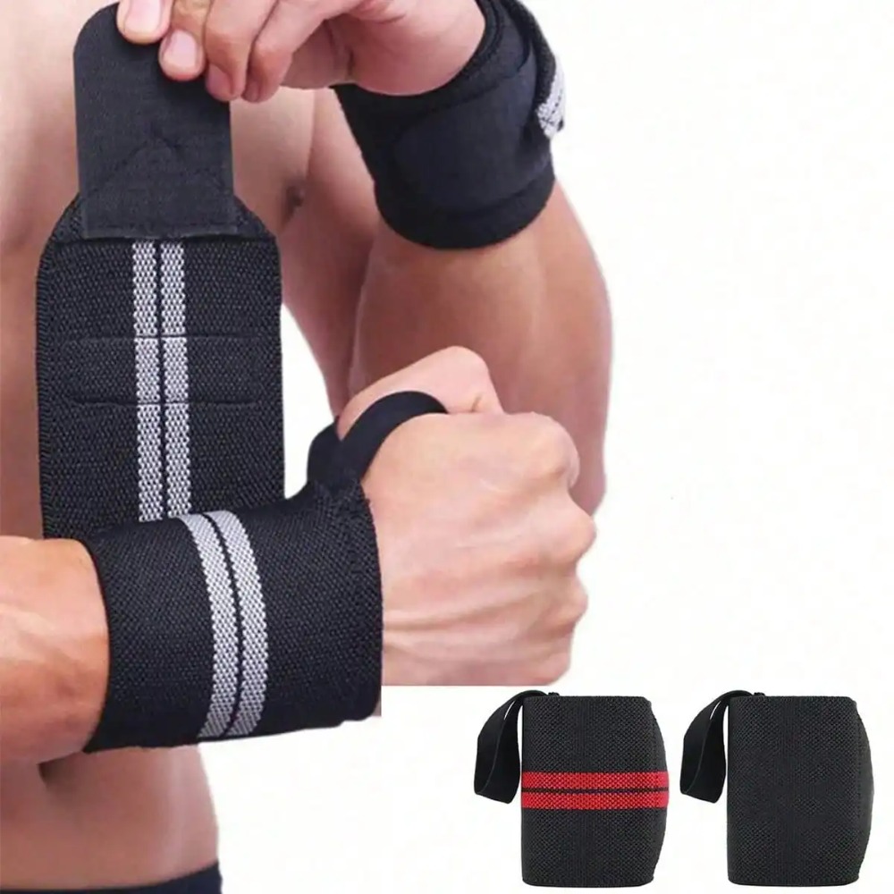2 pcs Elastic Wrist Wraps, Wri - Wrist Wraps Weightlifting Support review and price